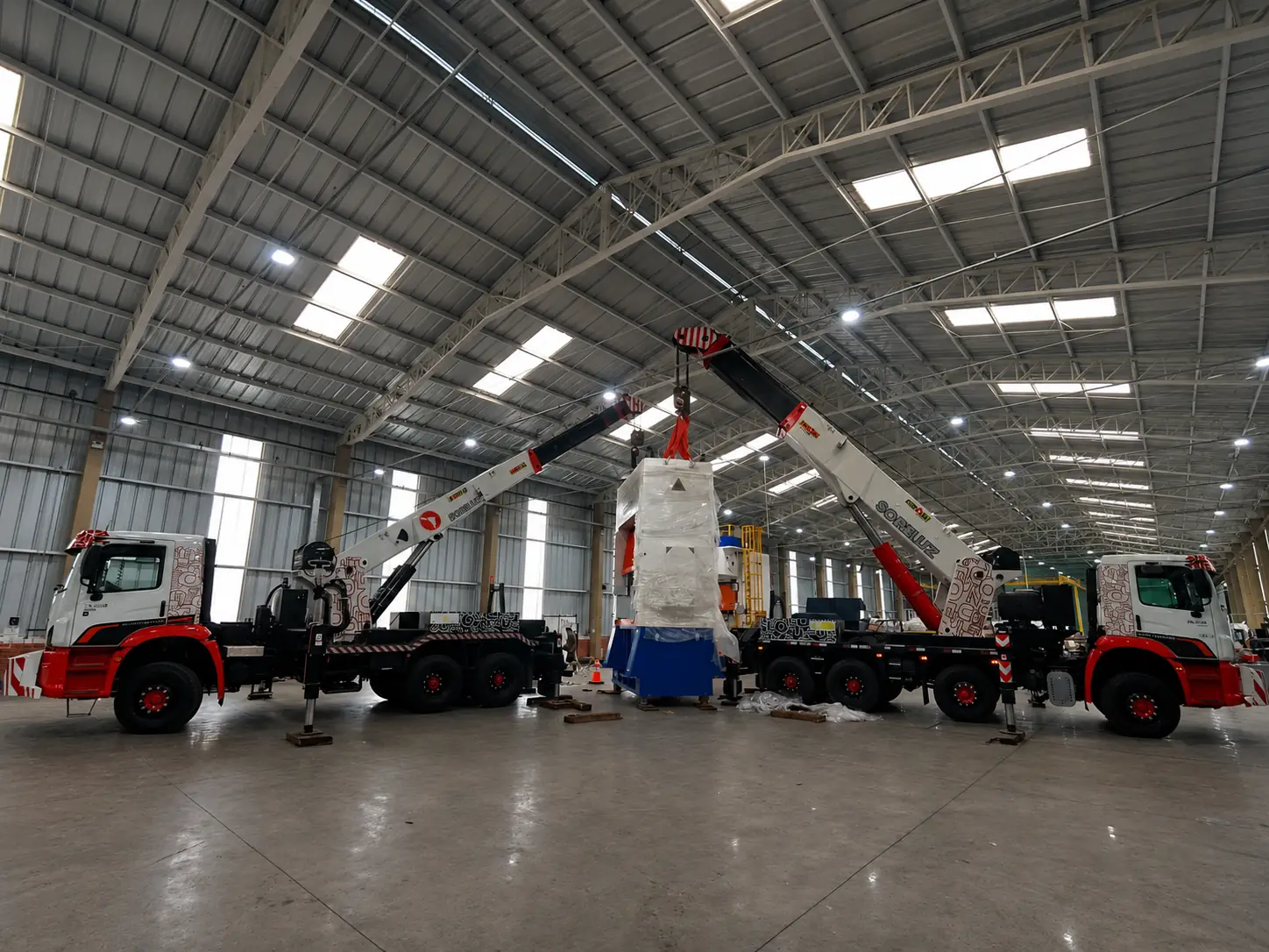 Movimentação industrial e rigging Soreluz