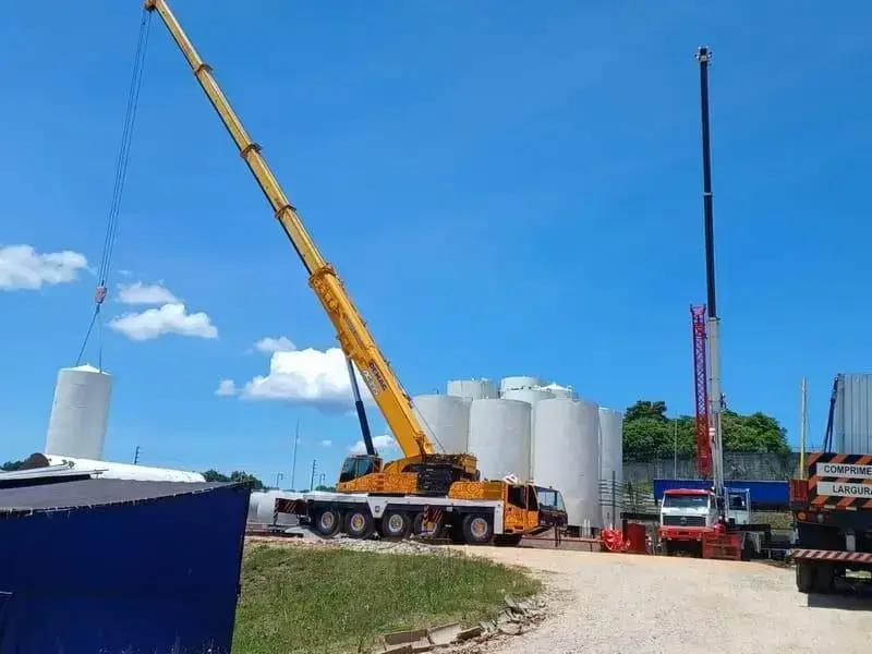 Importância do guindaste telescópico e treinamento especializado na operação Importância do guindaste telescópico e treinamento especializado na operação